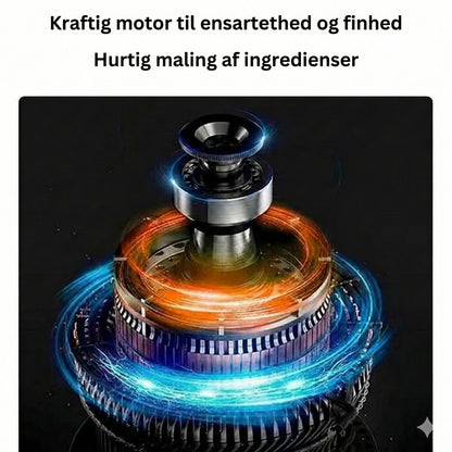 Elektrisk kaffe- og krydderikværn – kværn i rustfrit stål til kaffe, nødder og frø (kompakt)