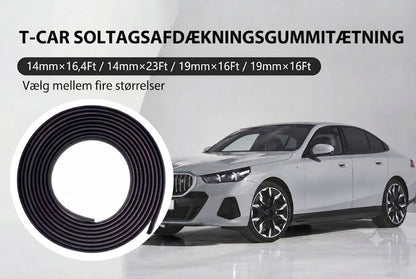 Tilskærlig gummitætningsliste til bil