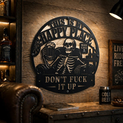 💀🍺 "Dette er mit lykkelige sted": Fantastisk dekoration til mandehulen