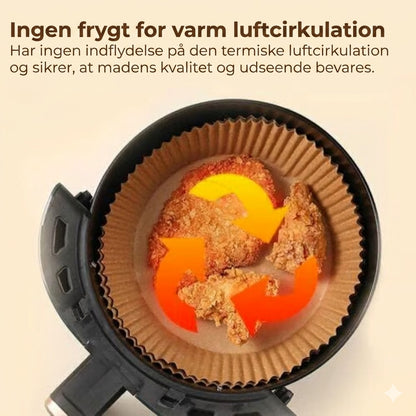 Papirforme til airfryer [100-pak]