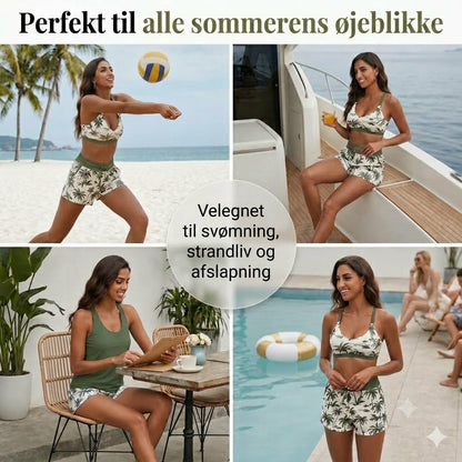 Livlig sommertankini