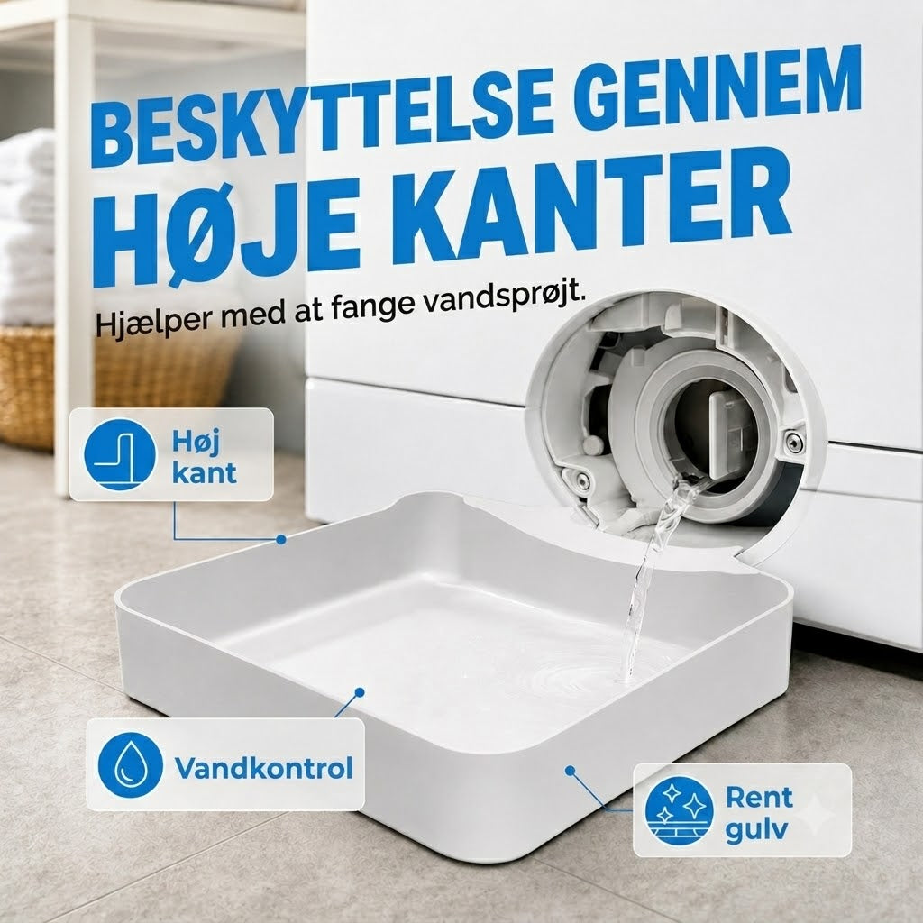 Spildbakke til vaskemaskine / Drypbakke til vaskemaskine