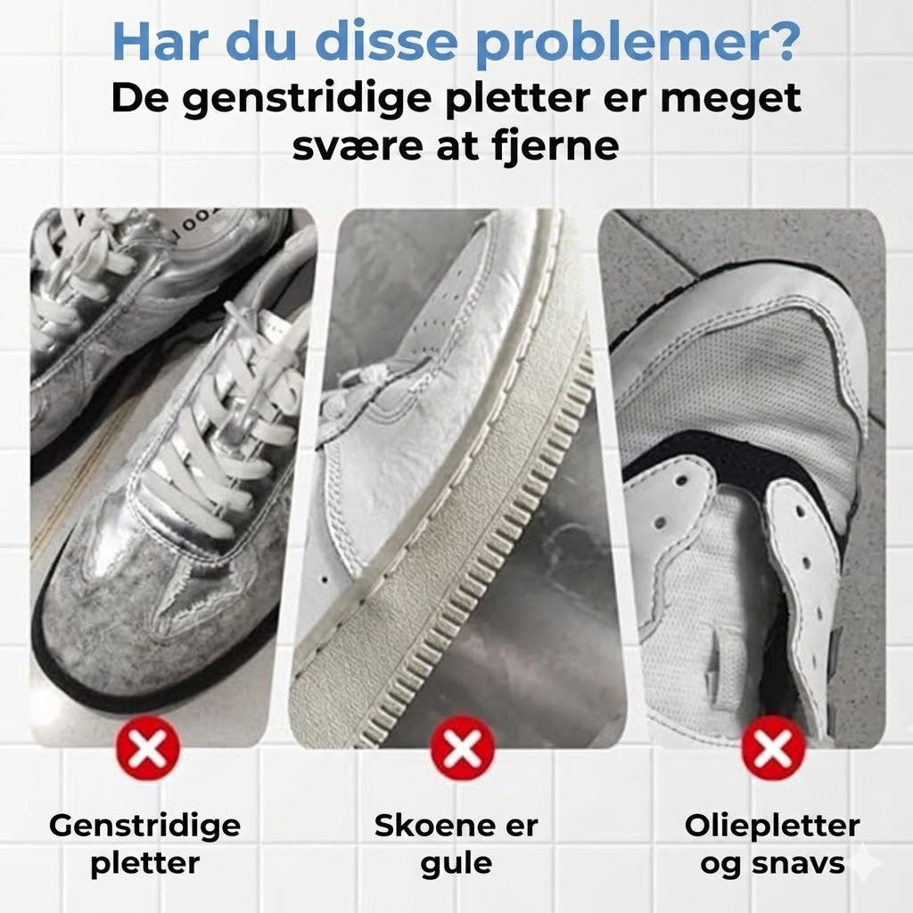 Reparationscreme til hvide sko