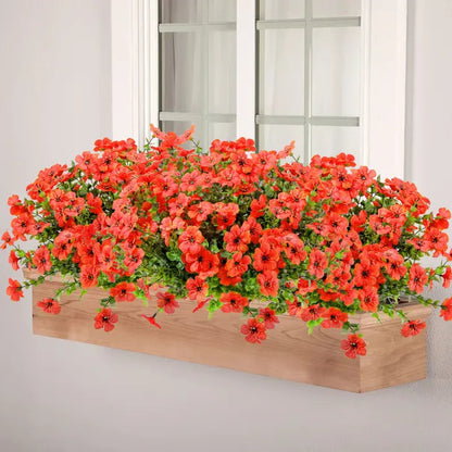 UV-bestandige kunstige blomster – 4-pak
