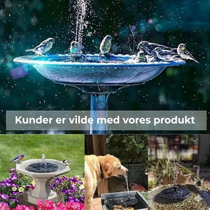 Automatisk soldrevet springvand