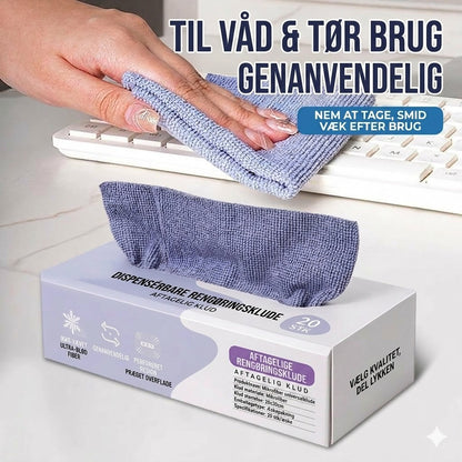 Genanvendelig rengøringsklud