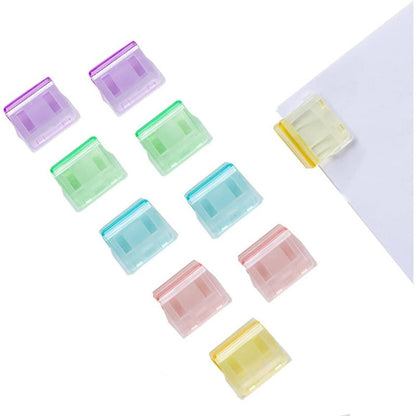Papirclips med plastbelagt glidebelægning
