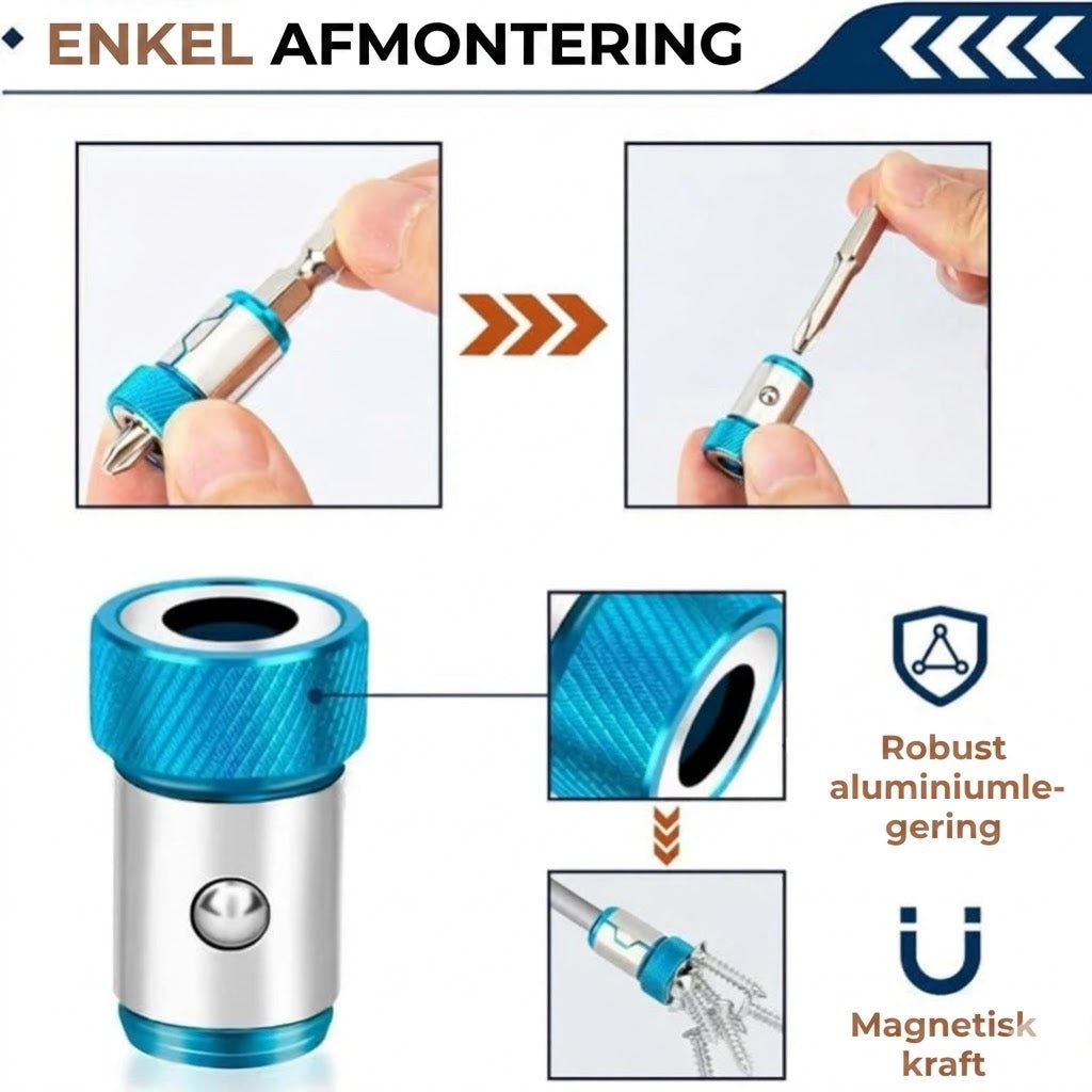Universel magnetring til skruebits – 3-pak