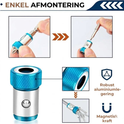 Universel magnetring til skruebits – 3-pak