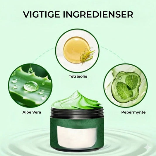 Fugtgivende fodcreme med tetreolie og aloe vera – specielt udviklet til tørre fødder