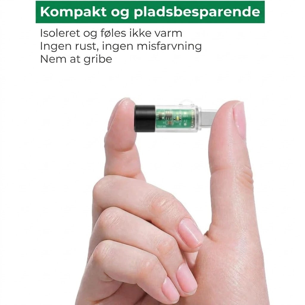 Mini plasmalighter – genopladelig via USB-C