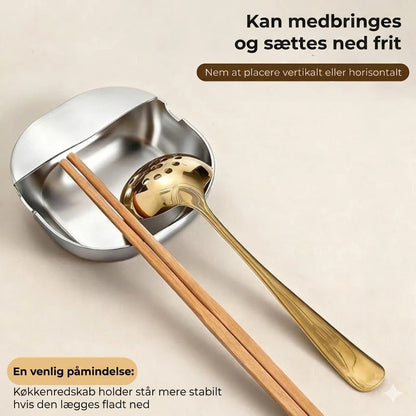 Luksus skeholder i rustfrit stål til køkkenbord – Suppeskeholder af høj kvalitet