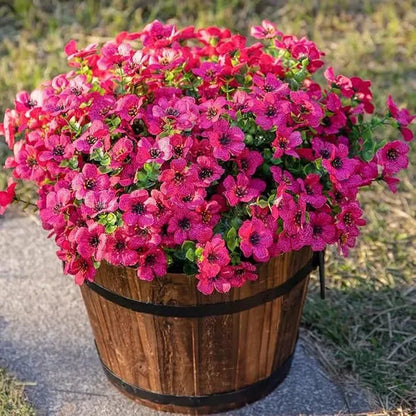 UV-bestandige kunstige blomster – 4-pak
