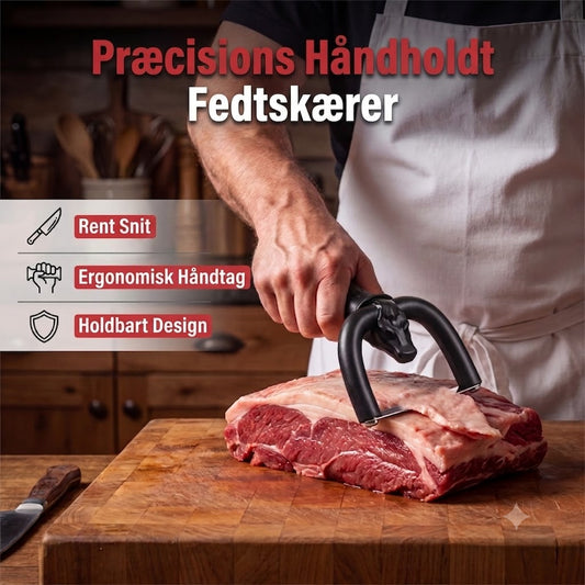 Håndholdt fedtafpudser / affedter til okse- og svinekød