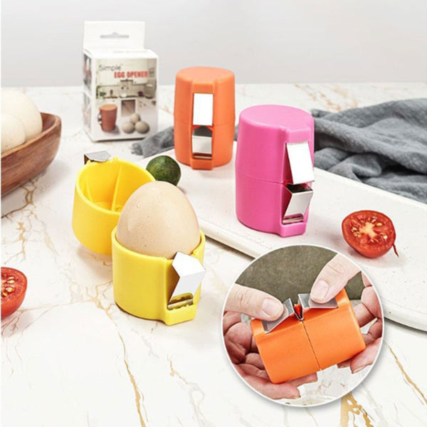 Perfekt æggeskalsåbner med holder