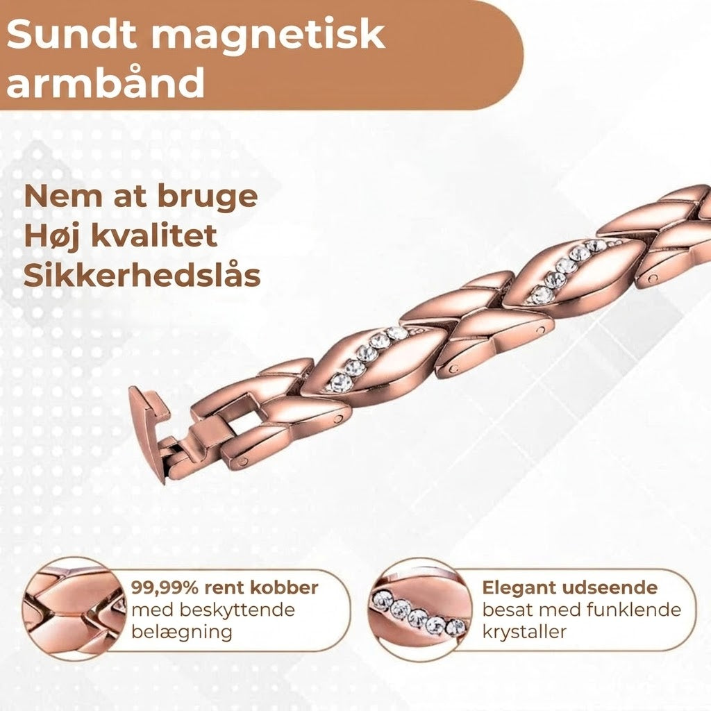 Magnetisk kobberarmbånd