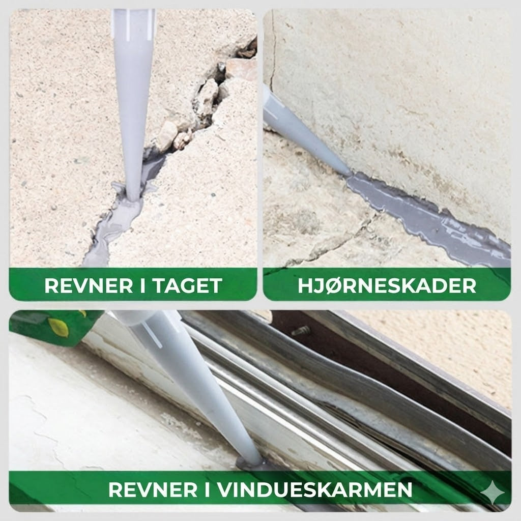 Alsidig reparationslim til samlinger i gulve og vægge