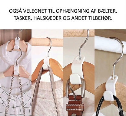 Pladsbesparende kroge til bøjler (12-pak)