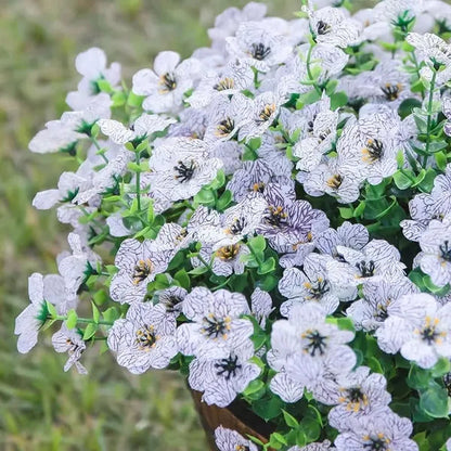 UV-bestandige kunstige blomster – 4-pak
