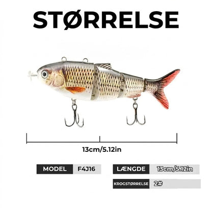 Flerleddet bionisk swimbait