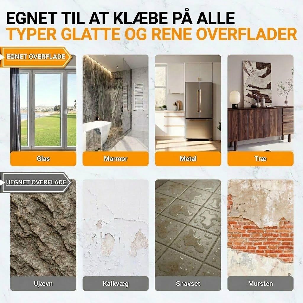 Kraftigt selvklæbende velcrobånd (1 sæt med 20 stk.)