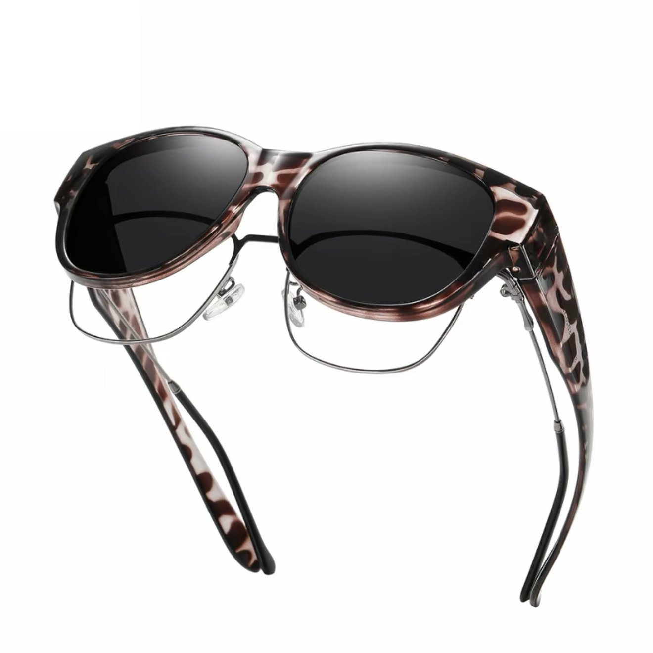 🕶 Nye oversize cat-eye solbriller – Polariserede glas & UV400-beskyttelse