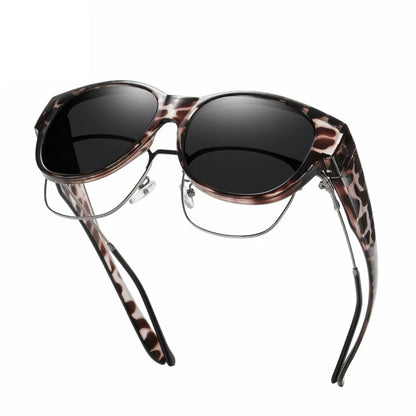 🕶 Nye oversize cat-eye solbriller – Polariserede glas & UV400-beskyttelse
