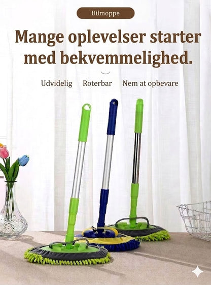 Teleskopisk bilvaskemoppe