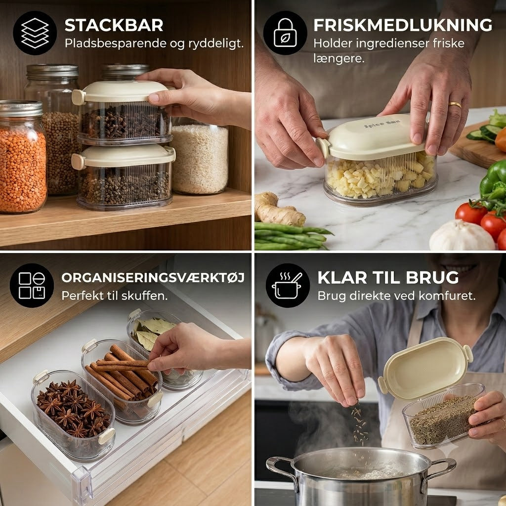 Praktisk krydderikasse