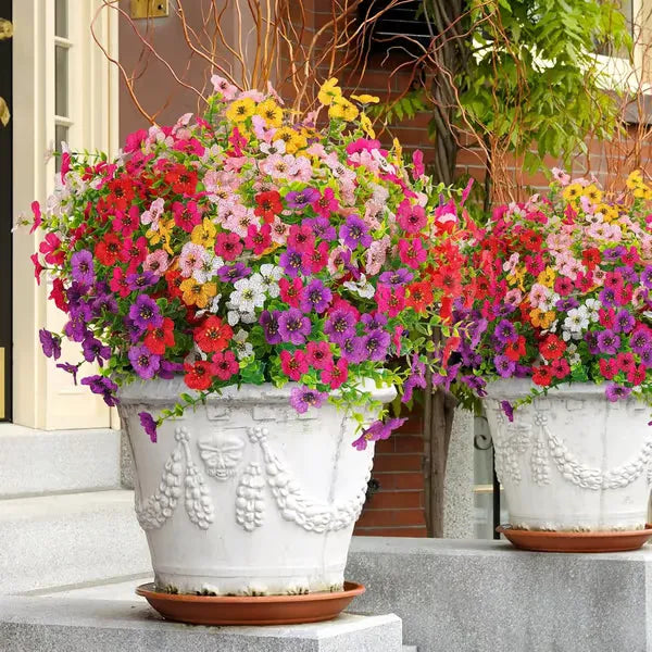UV-bestandige kunstige blomster – 4-pak