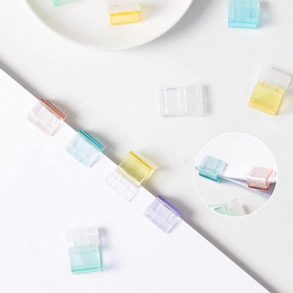 Papirclips med plastbelagt glidebelægning