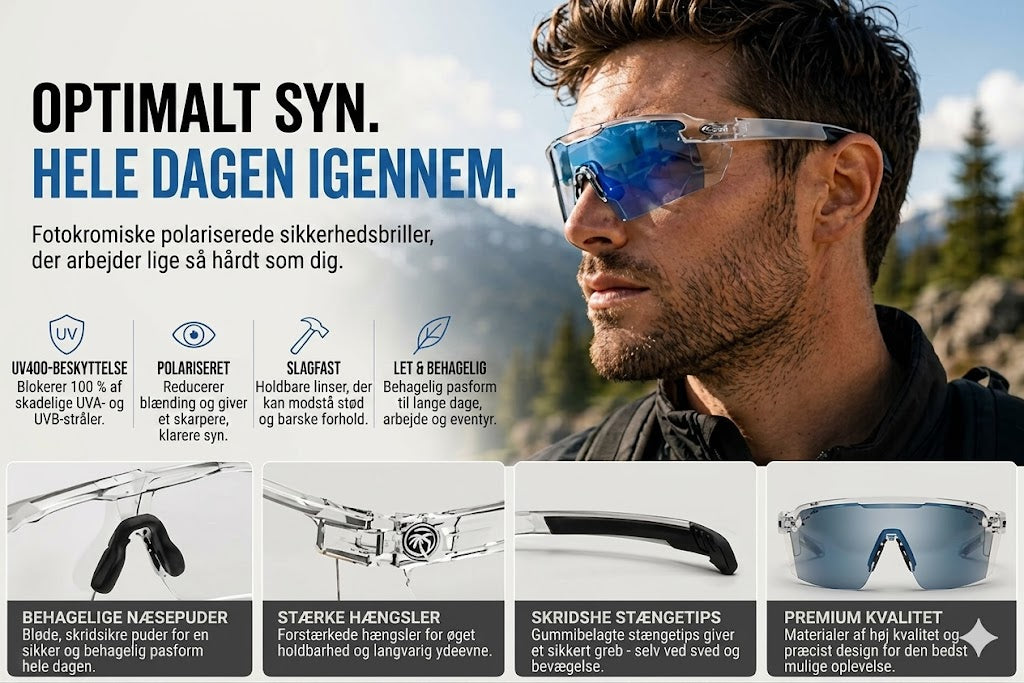Cykelbriller - Solbriller med adaptive linser