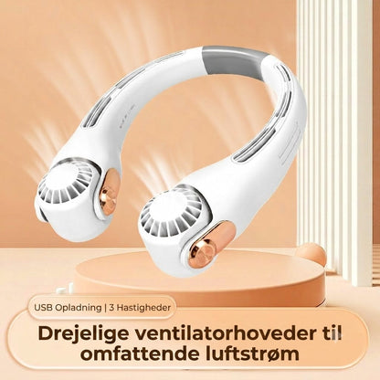 Neck klimaanlægsventilator – Stille personlig køling til sommeren