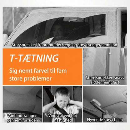 Tilskærlig gummitætningsliste til bil