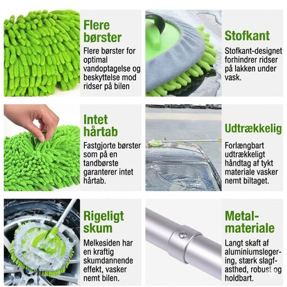 Teleskopisk bilvaskemoppe
