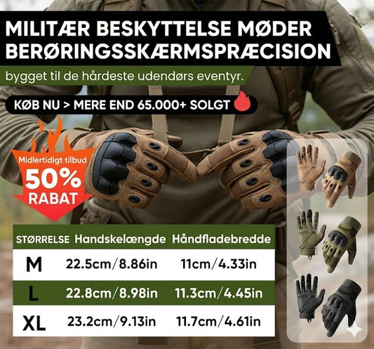 Taktiske handsker med fulde fingre – beskyttende arbejdshandsker til udendørs brug