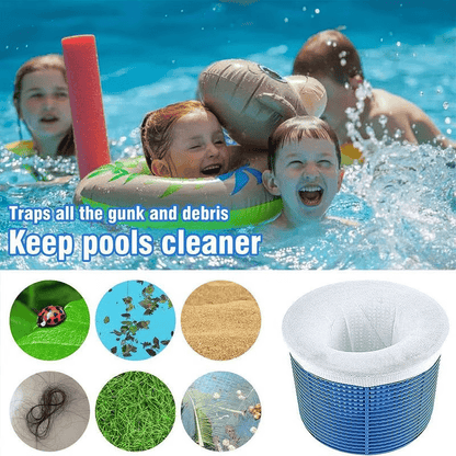 💥 🔥 Tidsbegrænset tilbud: 2+ 1 Gratis! ✨ Rengøringssæt til pool-skimmerkurv – nem og effektiv rengøring af skimmeren（1 sæt 10 stk.）