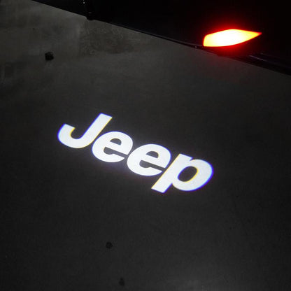 LED bildør-logo-projektor (sæt med 2 stk.)