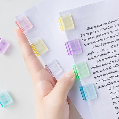 Papirclips med plastbelagt glidebelægning