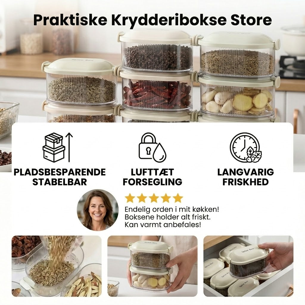 Praktisk krydderikasse