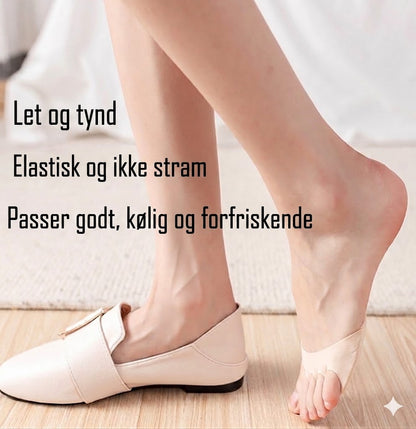 Tåstrømper til damer (4-pak) — skridsikre halvstrømper til høje hæle — åndbare