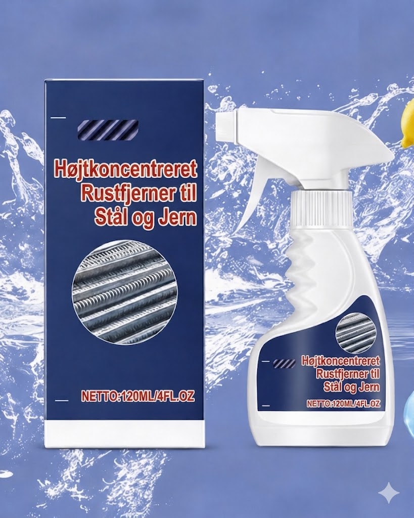 Kraftig rustfjernerspray
