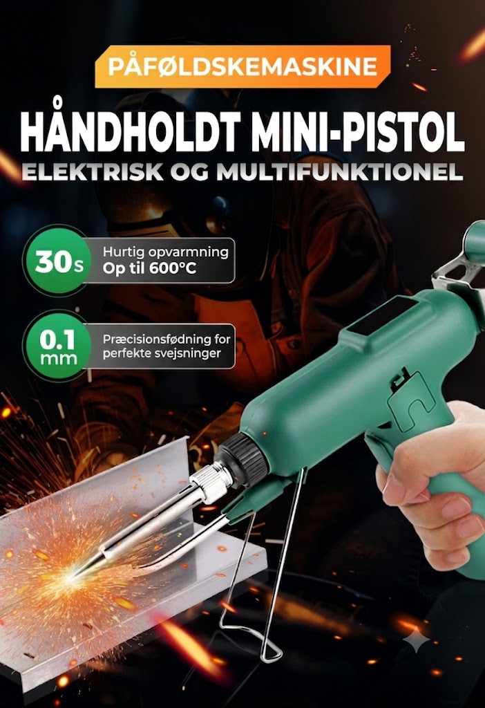 ⚒️ Effektivt 80W loddekolbesæt – 12 dele