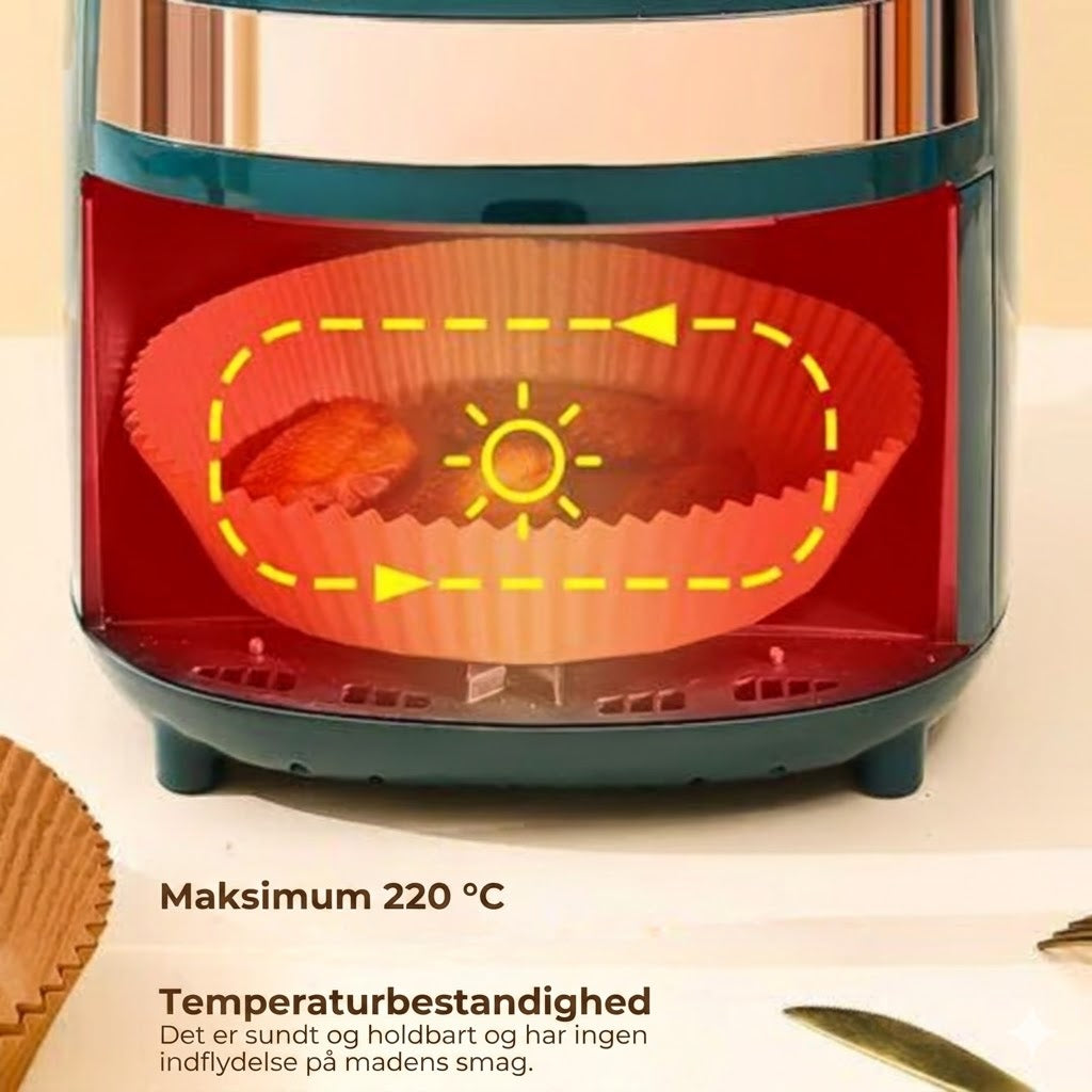 Papirforme til airfryer [100-pak]