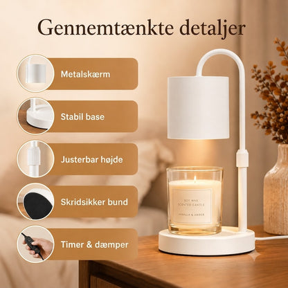 Varmelampe til duftlys