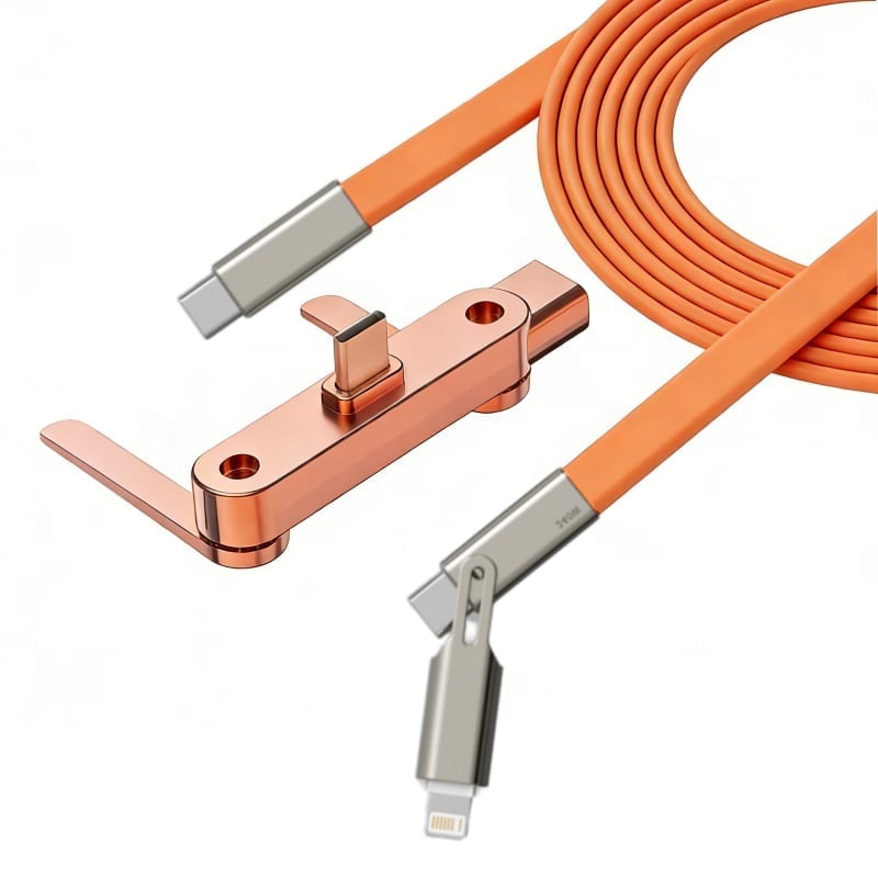 Ultrastærkt 240W USB-C-kabel – 360° roterende stik