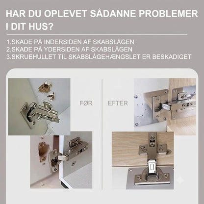 Reparationssæt til skabshængsler