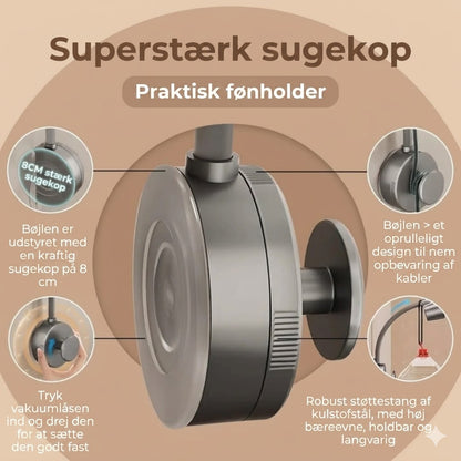 Håndfri hårtørrer holder