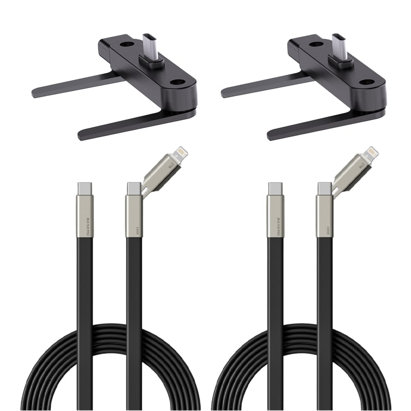 Ultrastærkt 240W USB-C-kabel – 360° roterende stik
