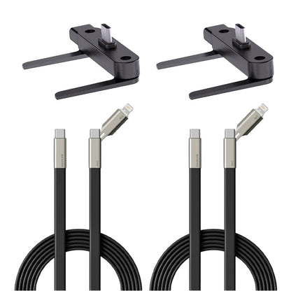 Ultrastærkt 240W USB-C-kabel – 360° roterende stik